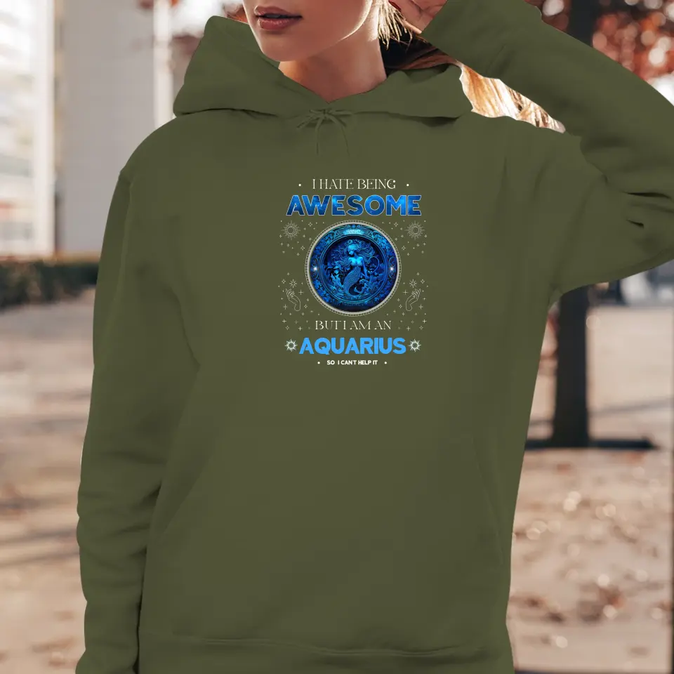 Being Awesome - Custom Zodiac - Personalized Gifts For Her - Sweater