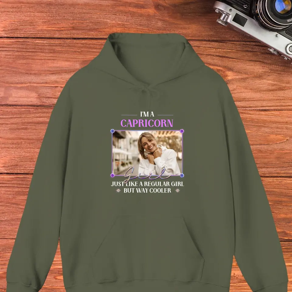 Vintage Zodiac - Custom Photo - Personalized Gifts For Her - Sweater