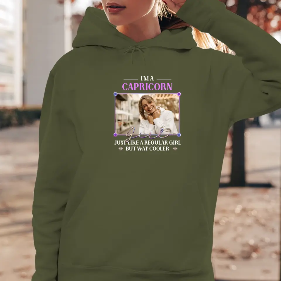 Vintage Zodiac - Custom Photo - Personalized Gifts For Her - Sweater