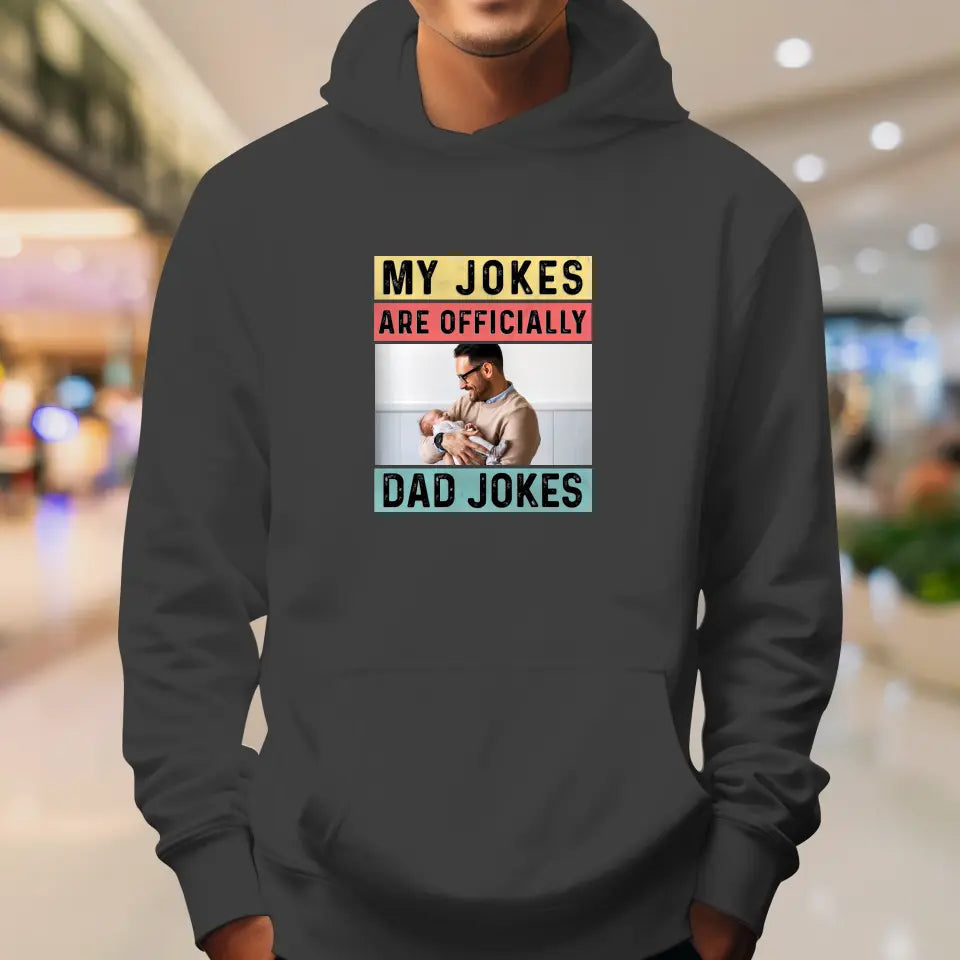 Dad Jokes - Custom Photo - Personalized Gifts For Dad - Hoodie