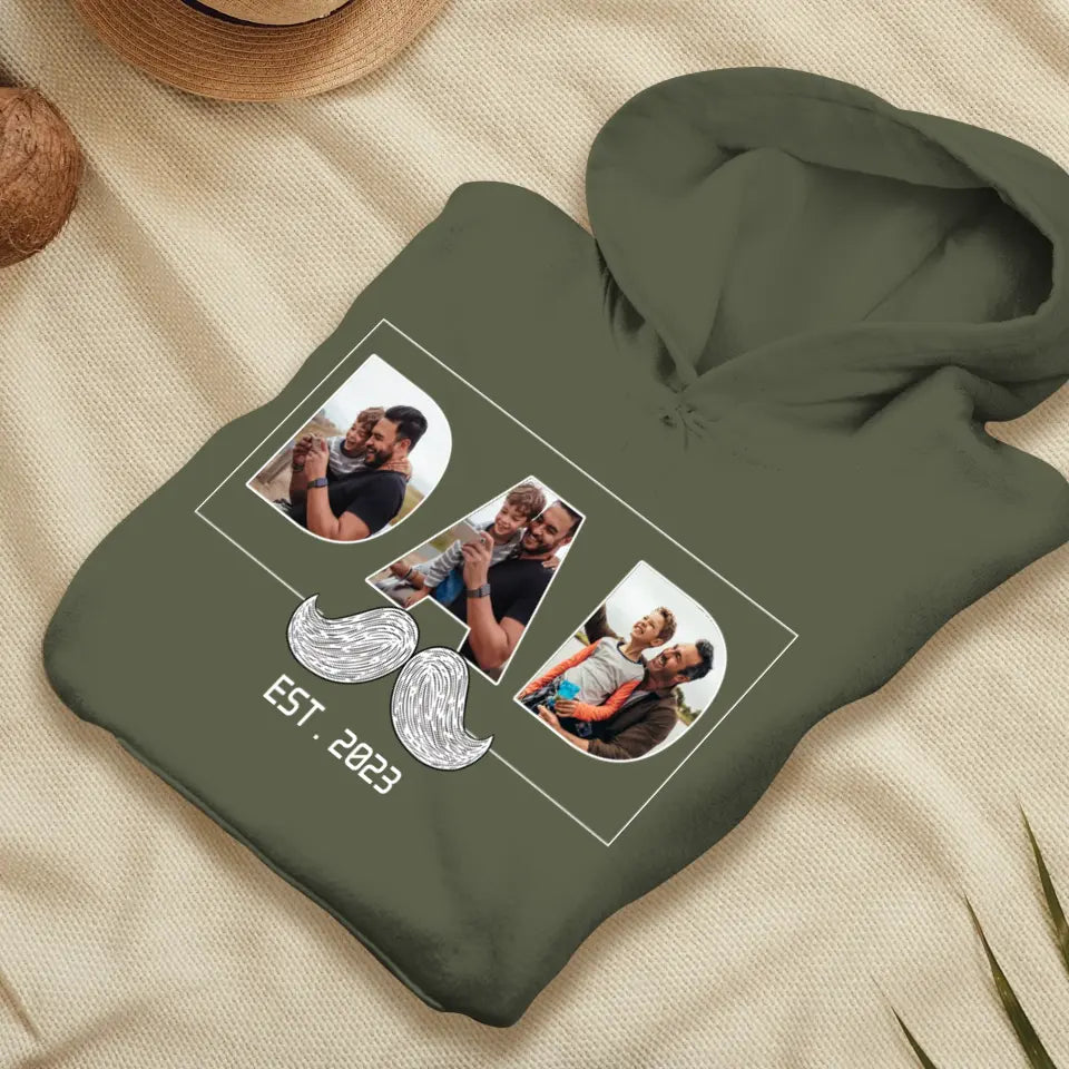 Funny Dad - Custom Photo - Personalized Gifts For Dad - T-Shirt