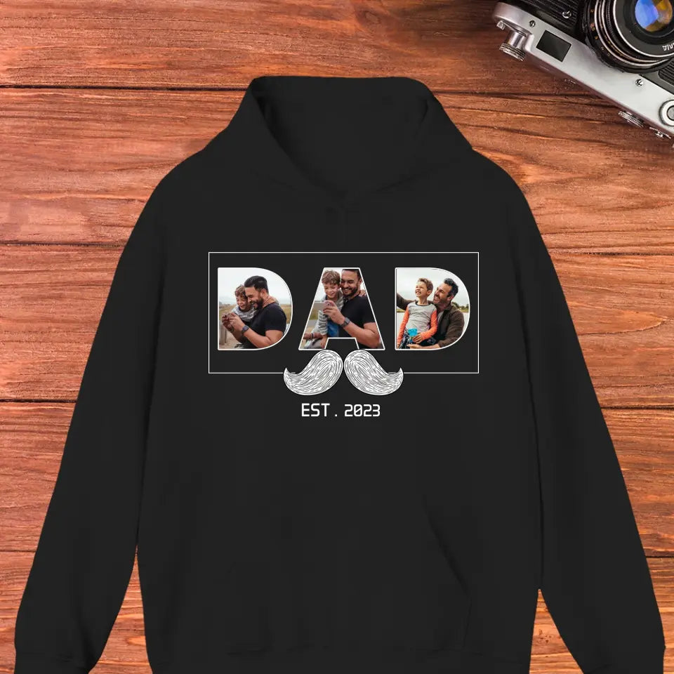 Funny Dad - Custom Photo - Personalized Gifts For Dad - Hoodie