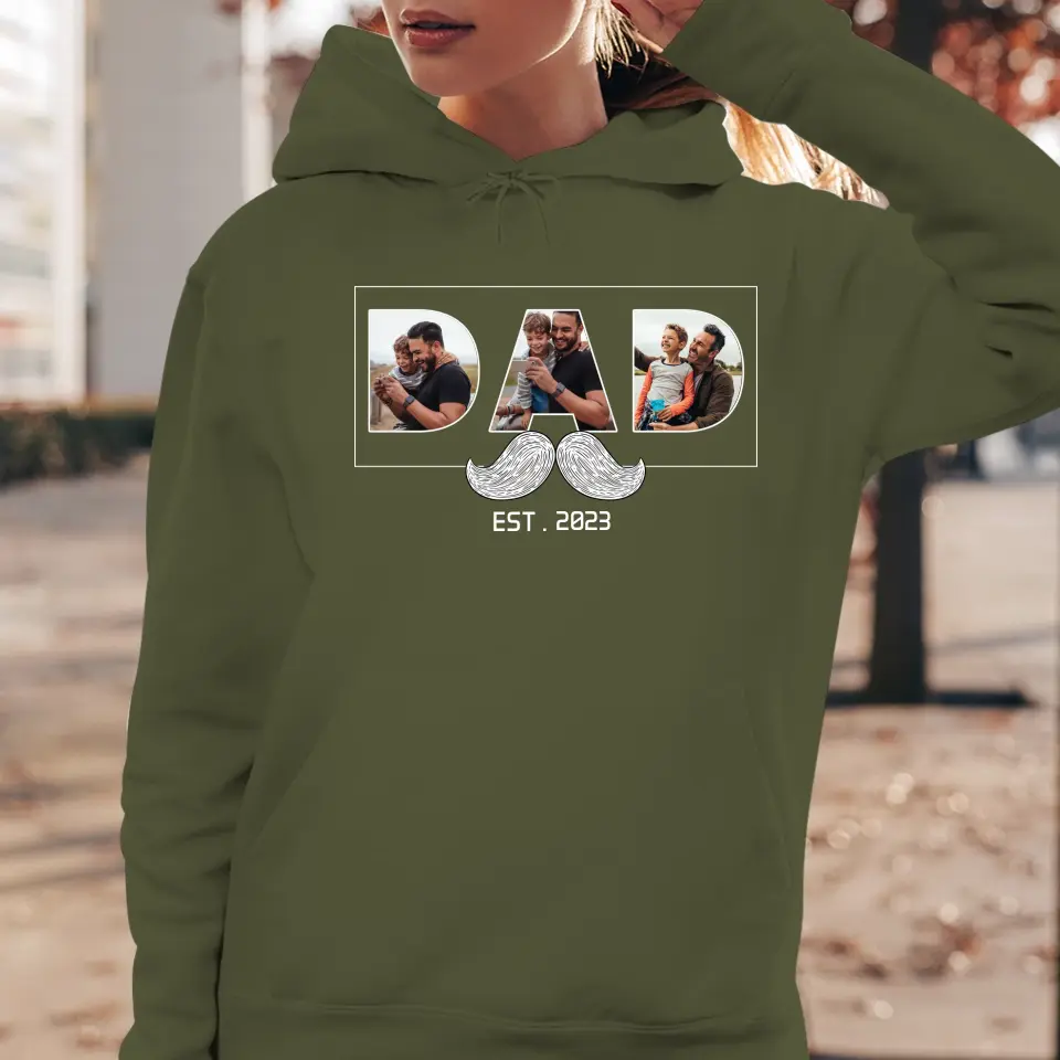 Funny Dad - Custom Photo - Personalized Gifts For Dad - Sweater