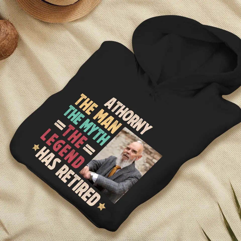 The Man - Custom Photo - Personalized Gifts For Grandpa - T-Shirt