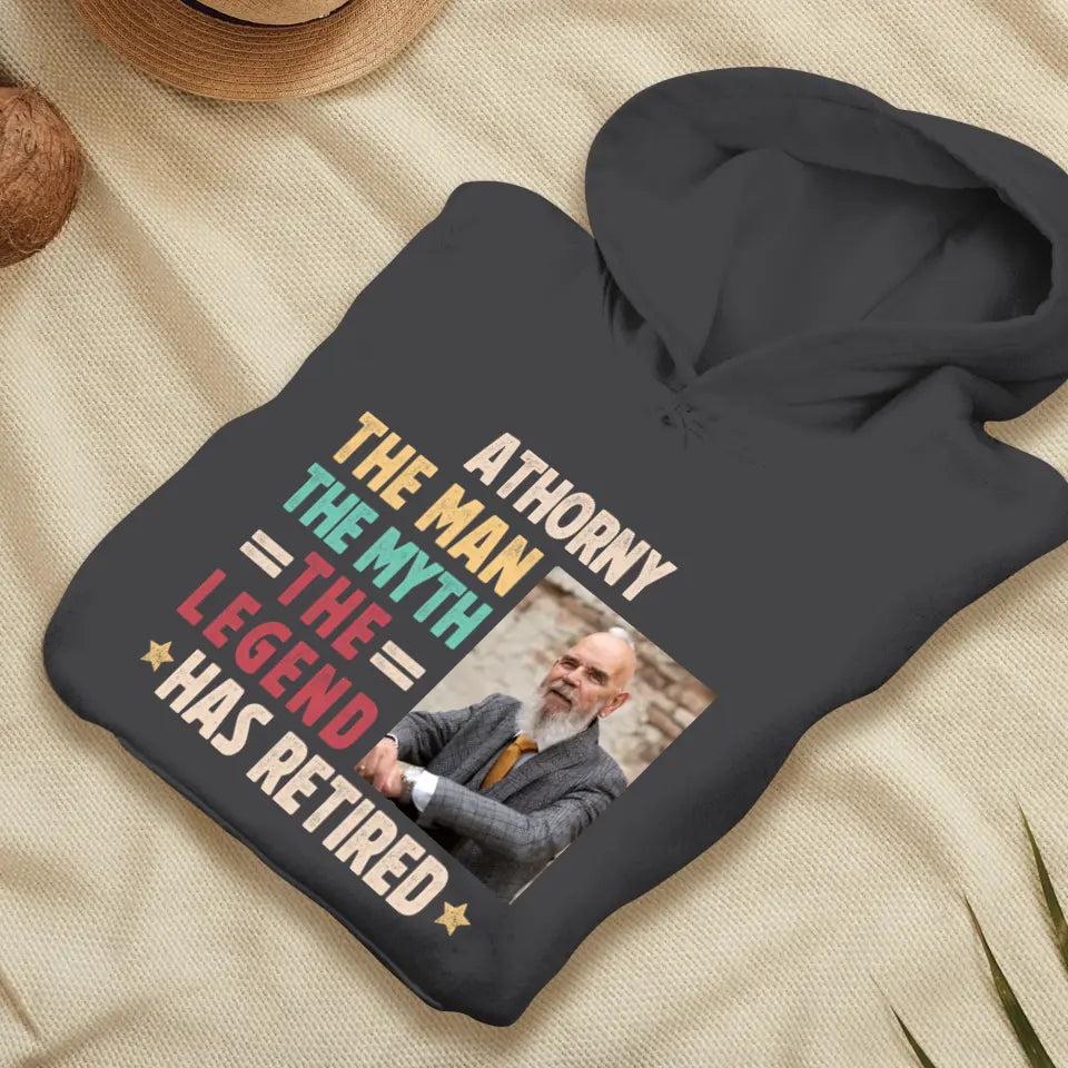 The Man - Custom Photo - Personalized Gifts For Grandpa - T-Shirt