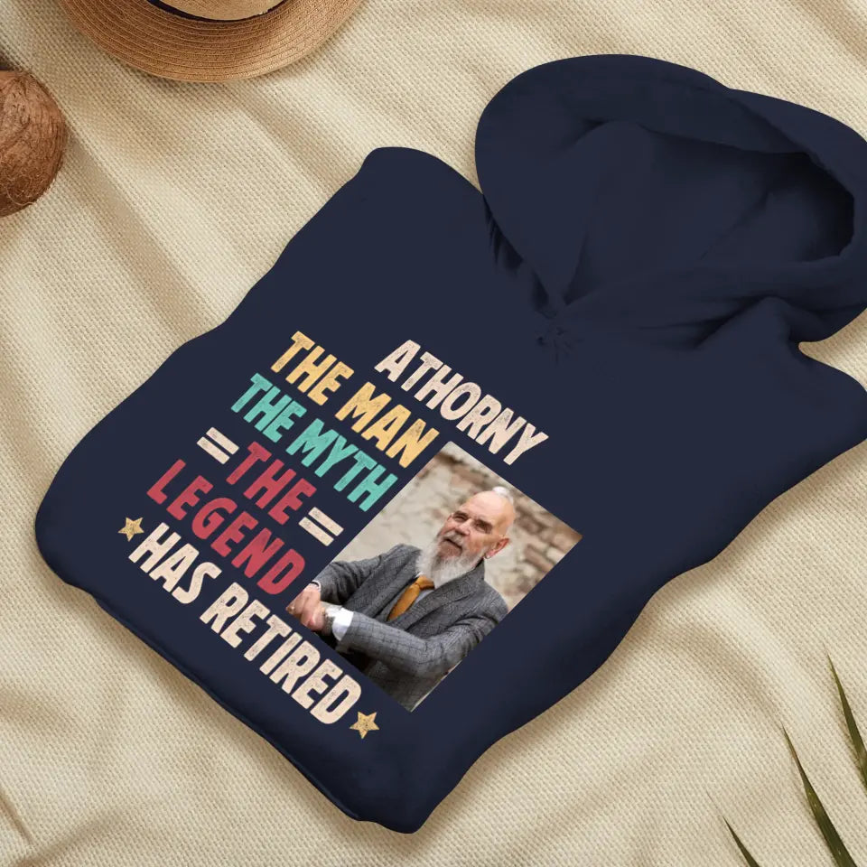 The Man - Custom Photo - Personalized Gifts For Grandpa - T-Shirt