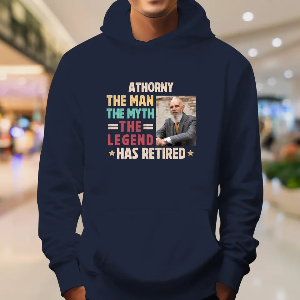 The Man - Custom Photo - Personalized Gifts For Grandpa - T-Shirt