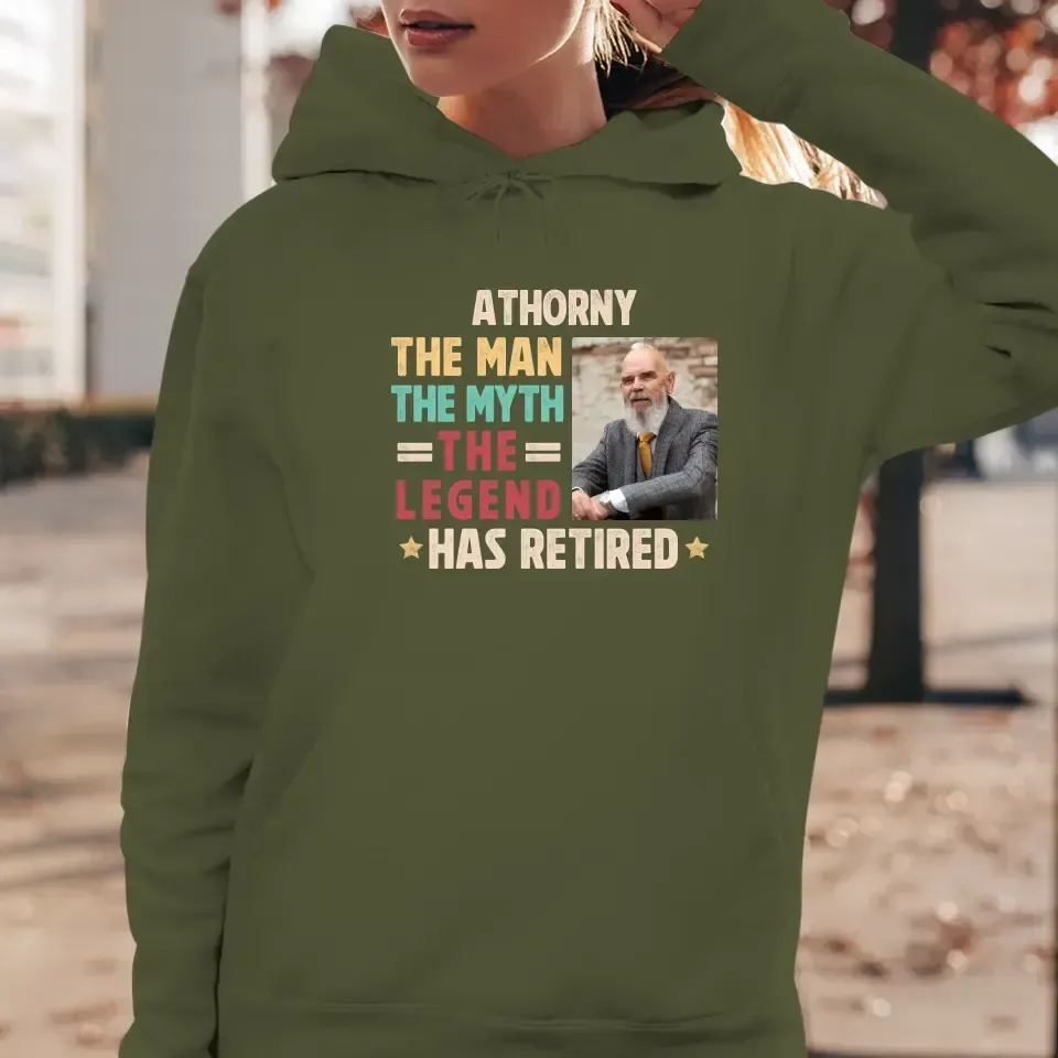 The Man - Custom Photo - Personalized Gifts For Grandpa - Sweater