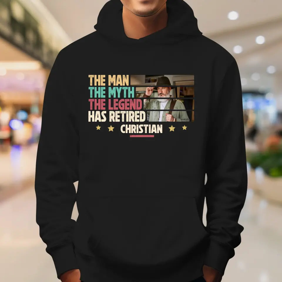 The Myth - Custom Photo - Personalized Gifts For Grandpa - Sweater