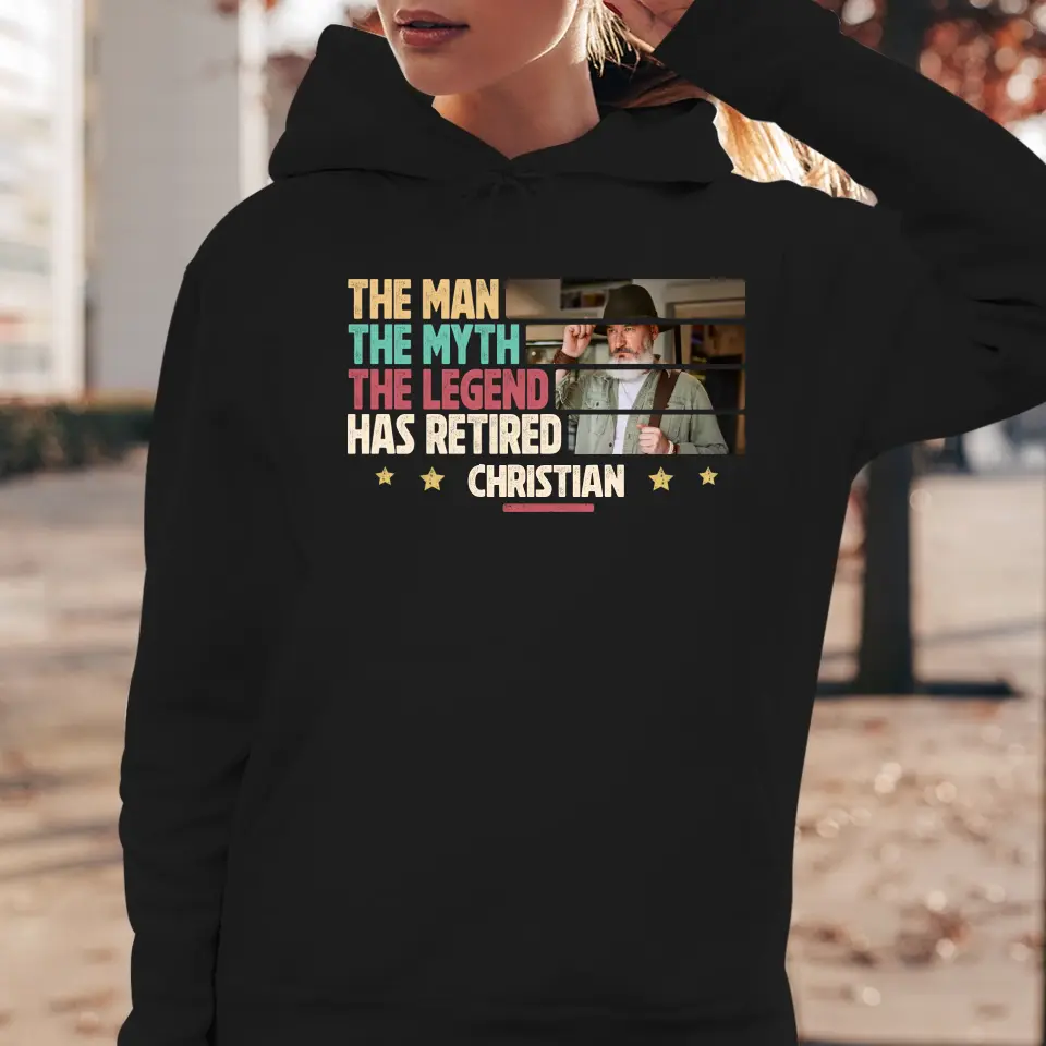 The Myth - Custom Photo - Personalized Gifts For Grandpa - Sweater