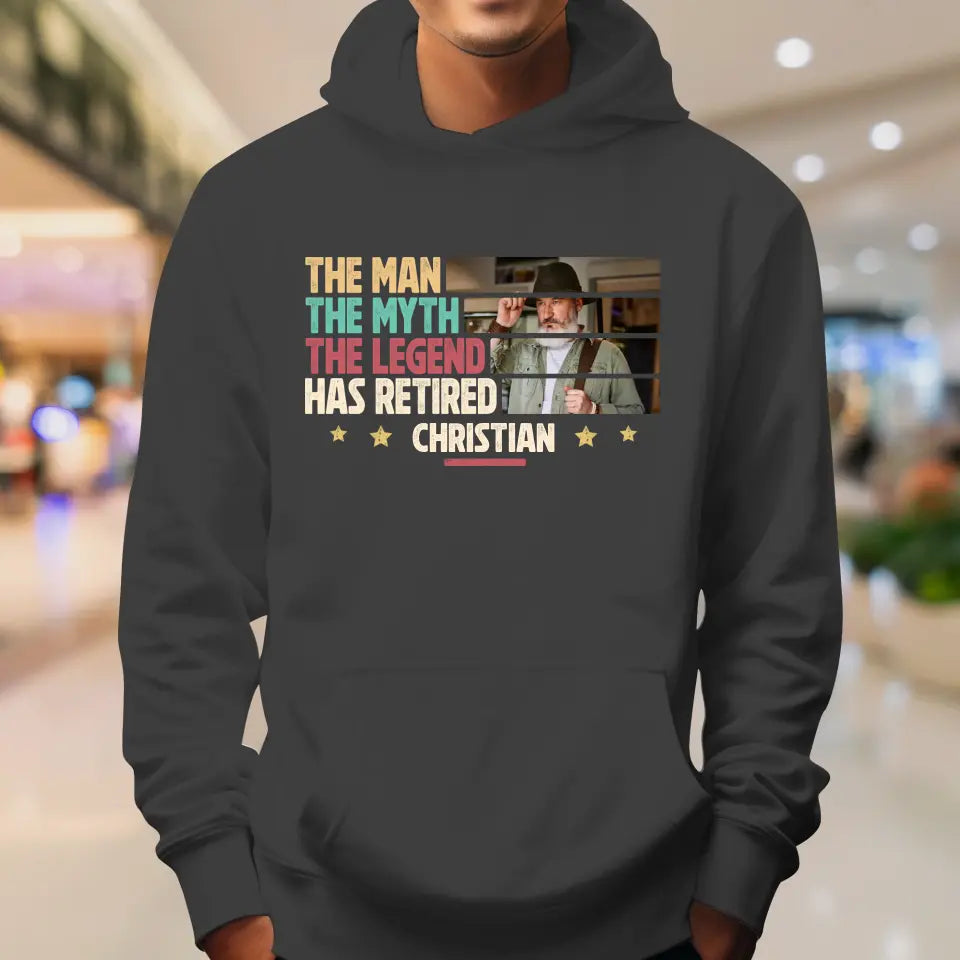 The Myth - Custom Photo - Personalized Gifts For Grandpa - Sweater