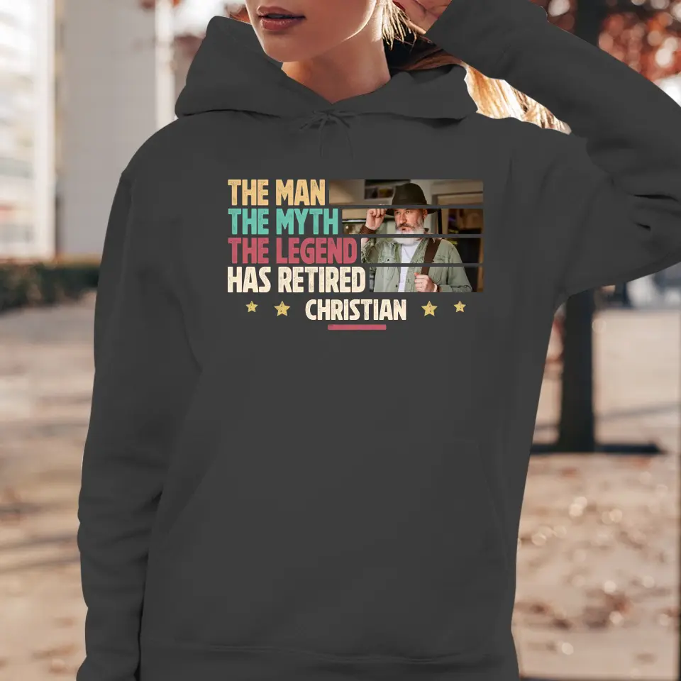 The Myth - Custom Photo - Personalized Gifts For Grandpa - Sweater