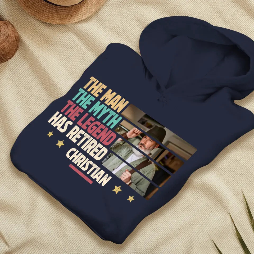 The Myth - Custom Photo - Personalized Gifts For Grandpa - Sweater