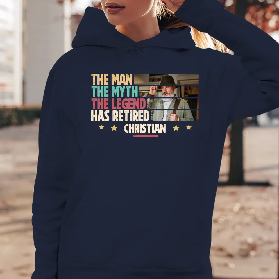 The Myth - Custom Photo - Personalized Gifts For Grandpa - Sweater