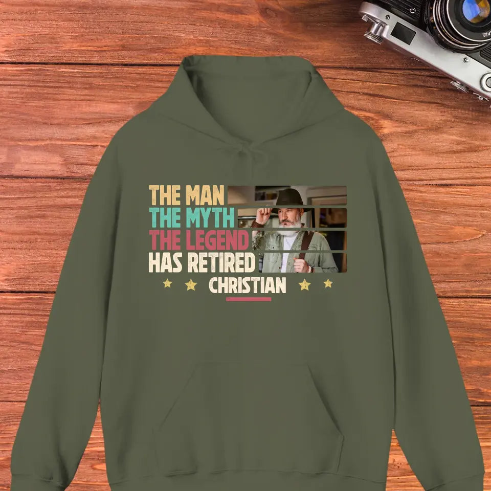 The Myth - Custom Photo - Personalized Gifts For Grandpa - Sweater