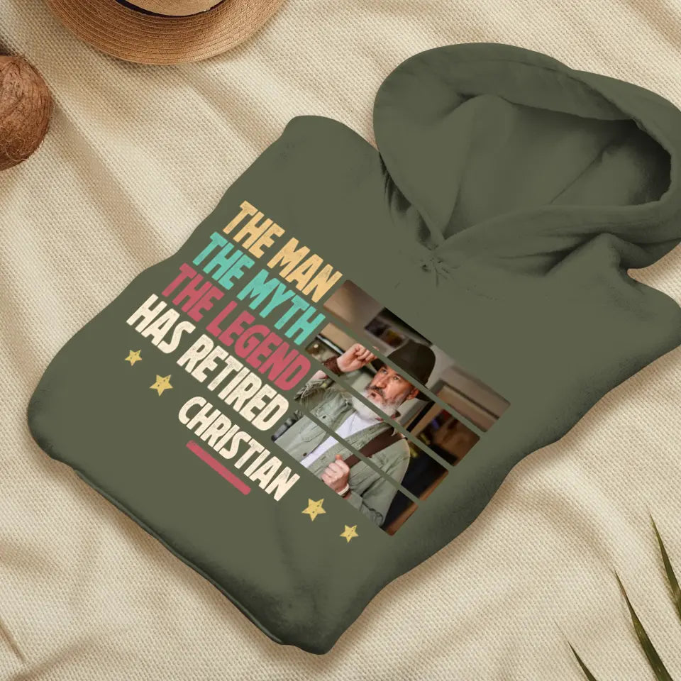 The Myth - Custom Photo - Personalized Gifts For Grandpa - Sweater