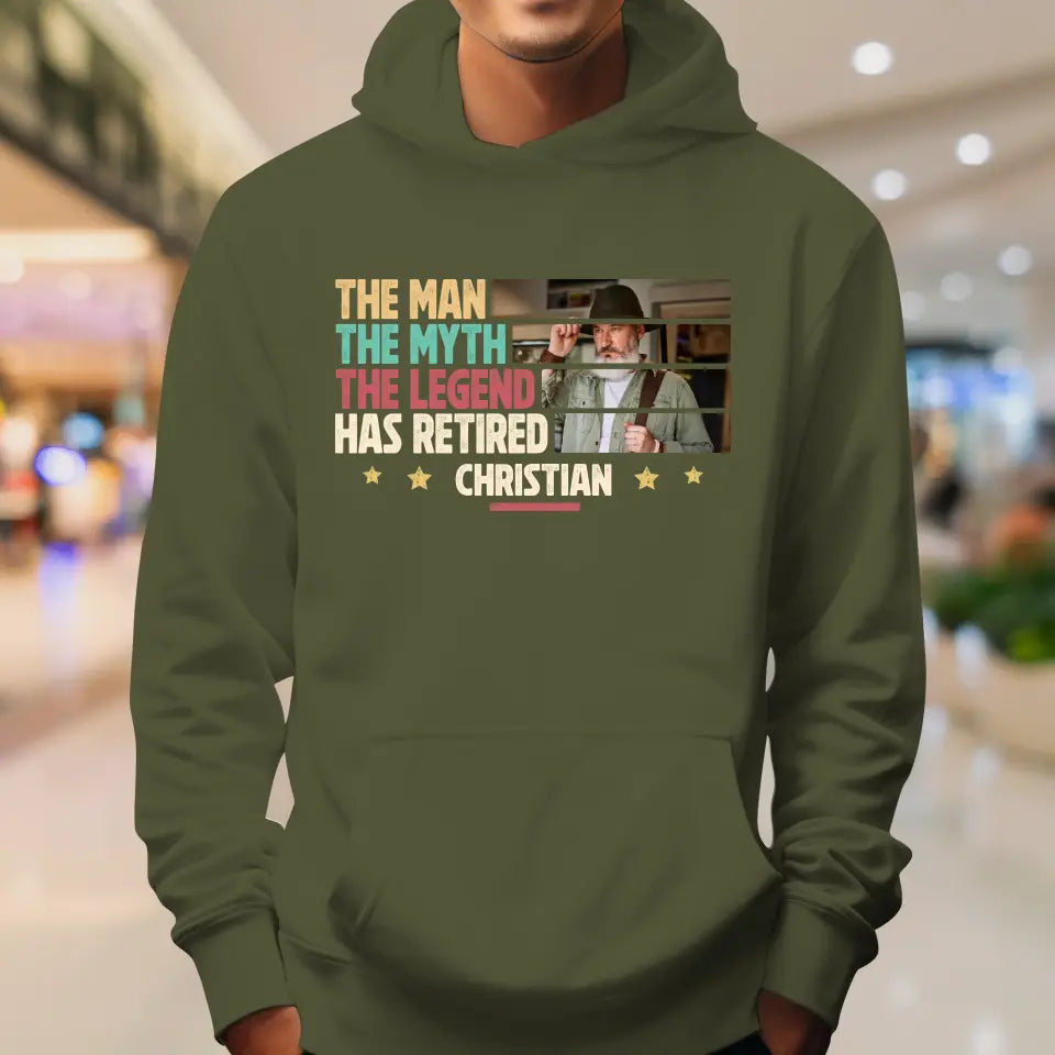 The Myth - Custom Photo - Personalized Gifts For Grandpa - Sweater