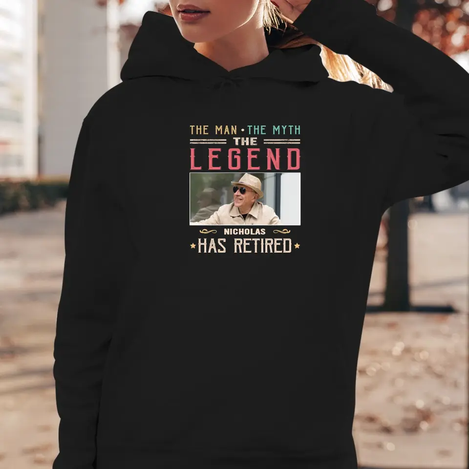 The Legend - Custom Photo - Personalized Gifts For Grandpa - Sweater