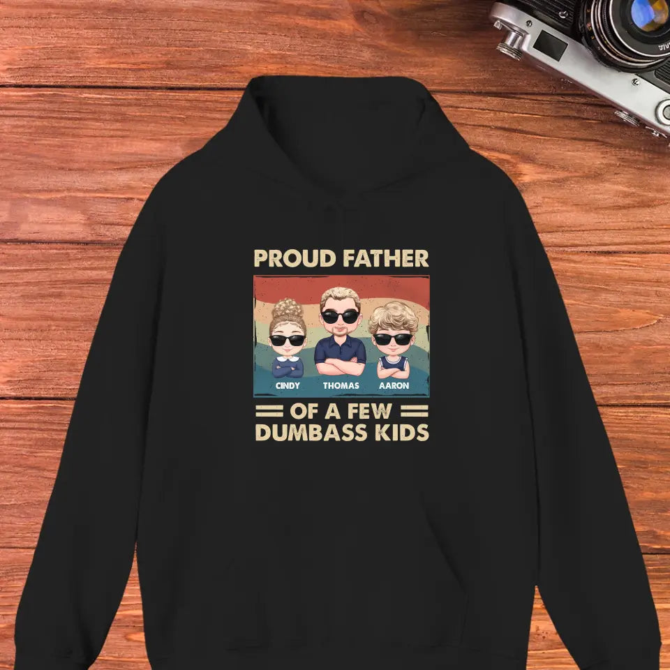 Dumbass Kid - Custom Name - Personalized Gifts For Dad - T-Shirt