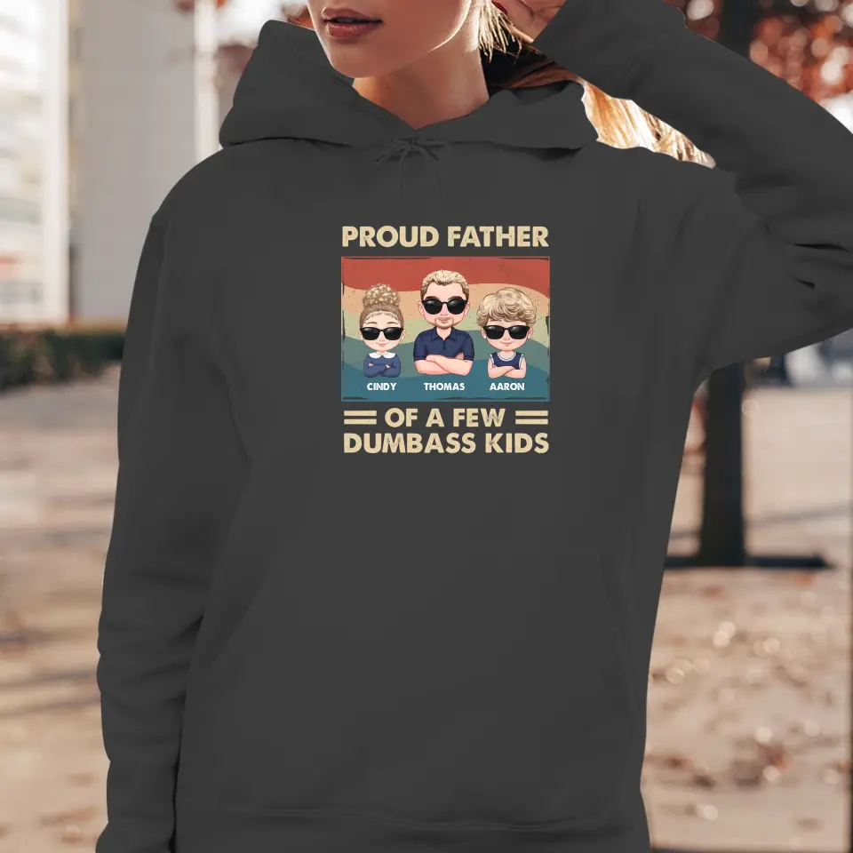 Dumbass Kid - Custom Name - Personalized Gifts For Dad - Sweater