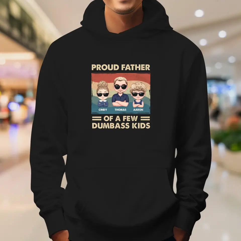 Dumbass Kid - Custom Name - Personalized Gifts For Dad - Hoodie