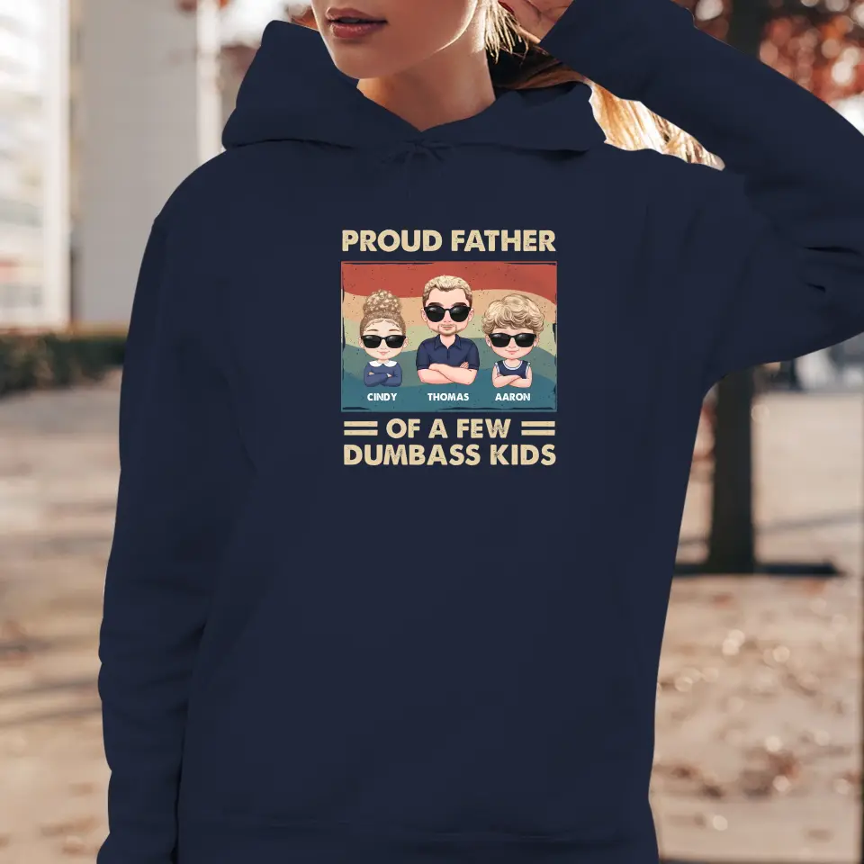 Dumbass Kid - Custom Name - Personalized Gifts For Dad - Sweater