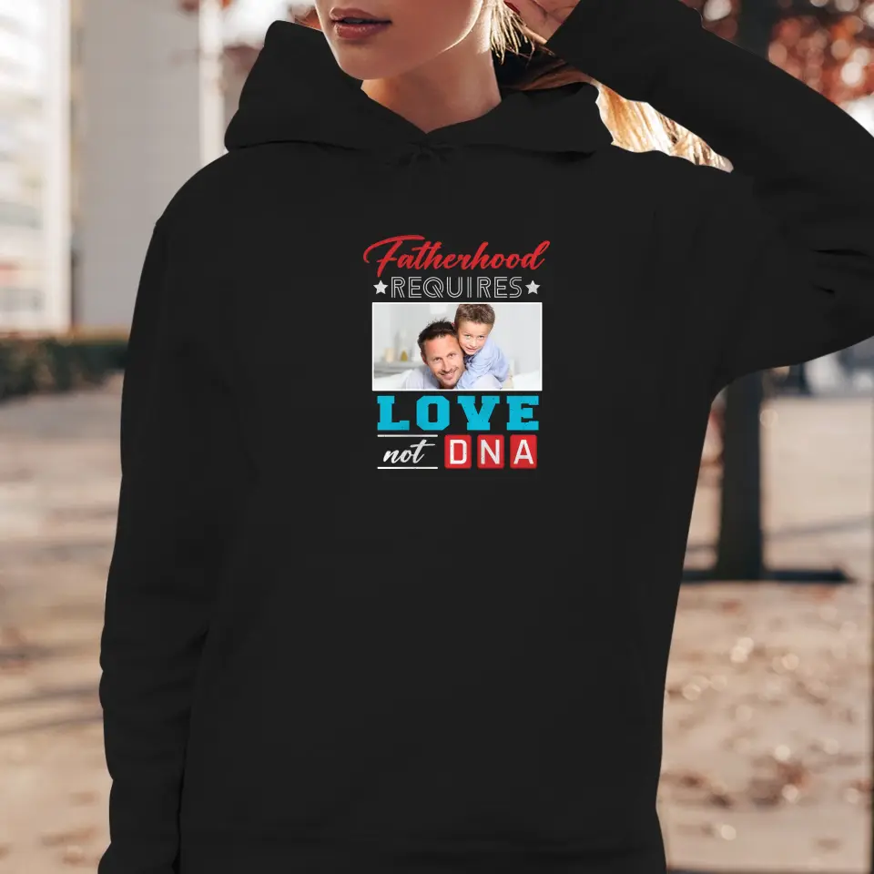 Fatherhood Requires - Custom Photo - Personalized Gifts For Dad - Sweater