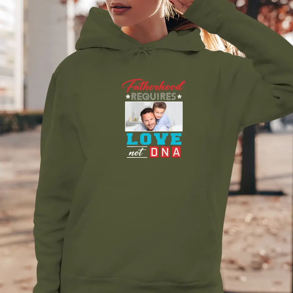 Fatherhood Requires - Custom Photo - Personalized Gifts For Dad - Sweater