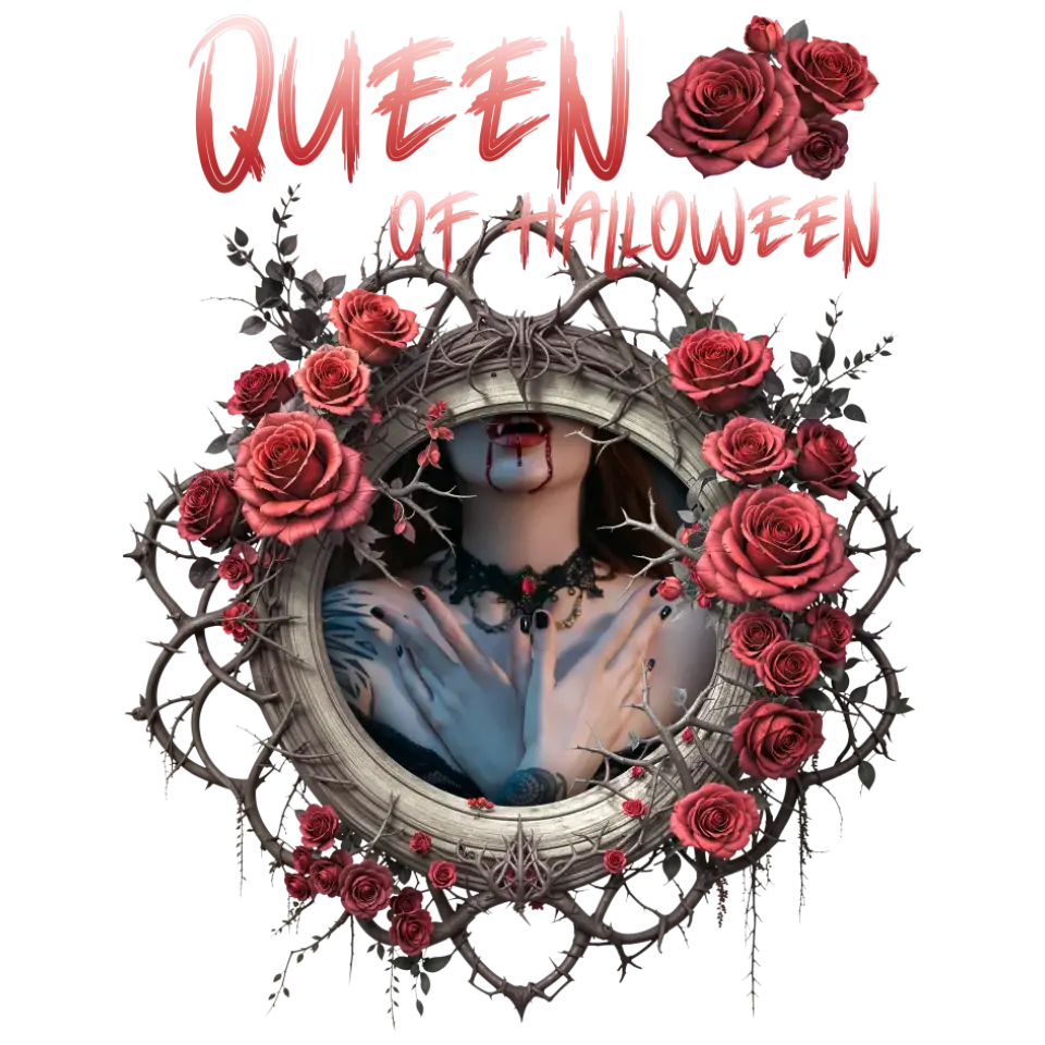 Queen Of Halloween - Custom Photo - Personalized Gifts For Mom - Sweater