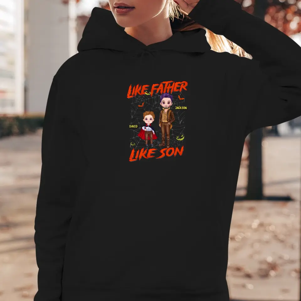 Like Father Like Son - Custom Photo - Personalized Gifts For Dad - Sweater