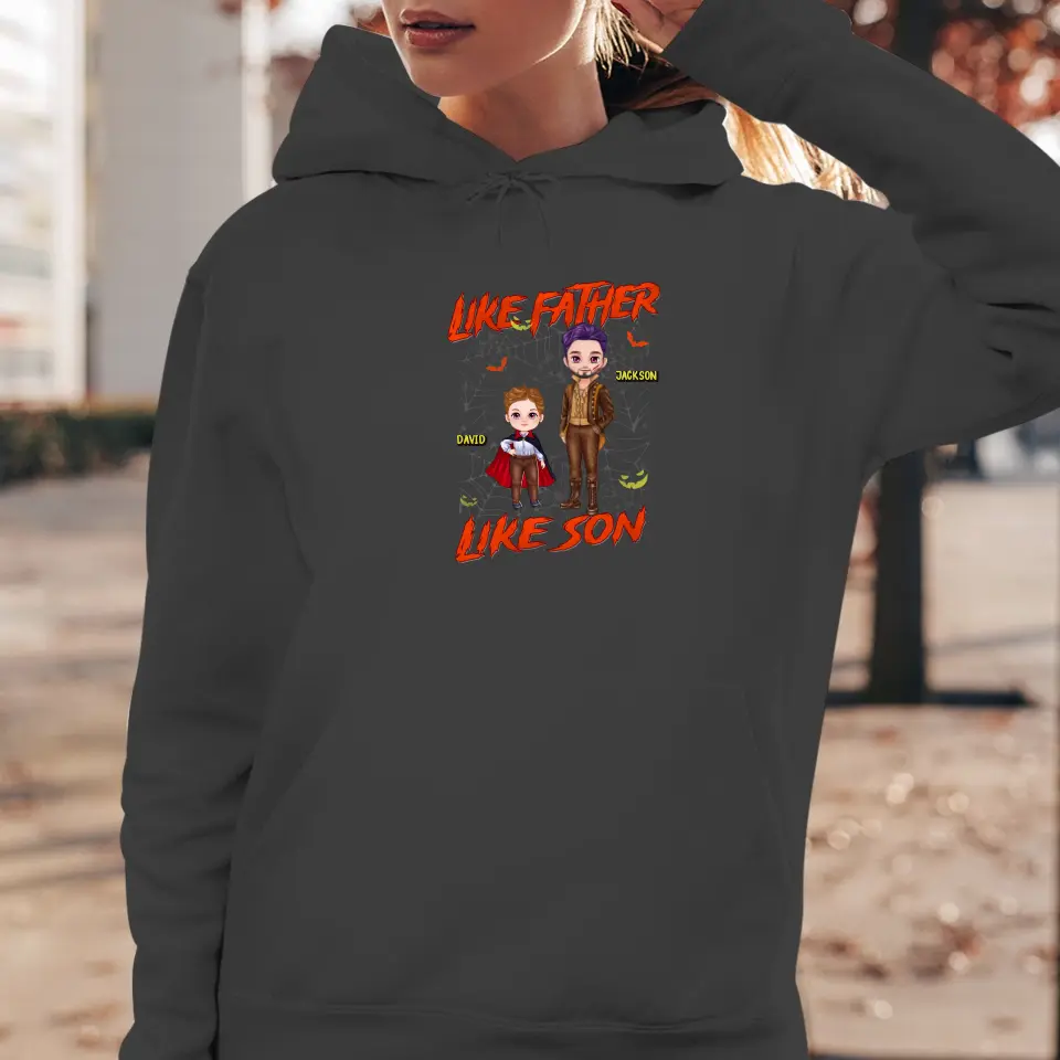 Like Father Like Son - Custom Photo - Personalized Gifts For Dad - Sweater