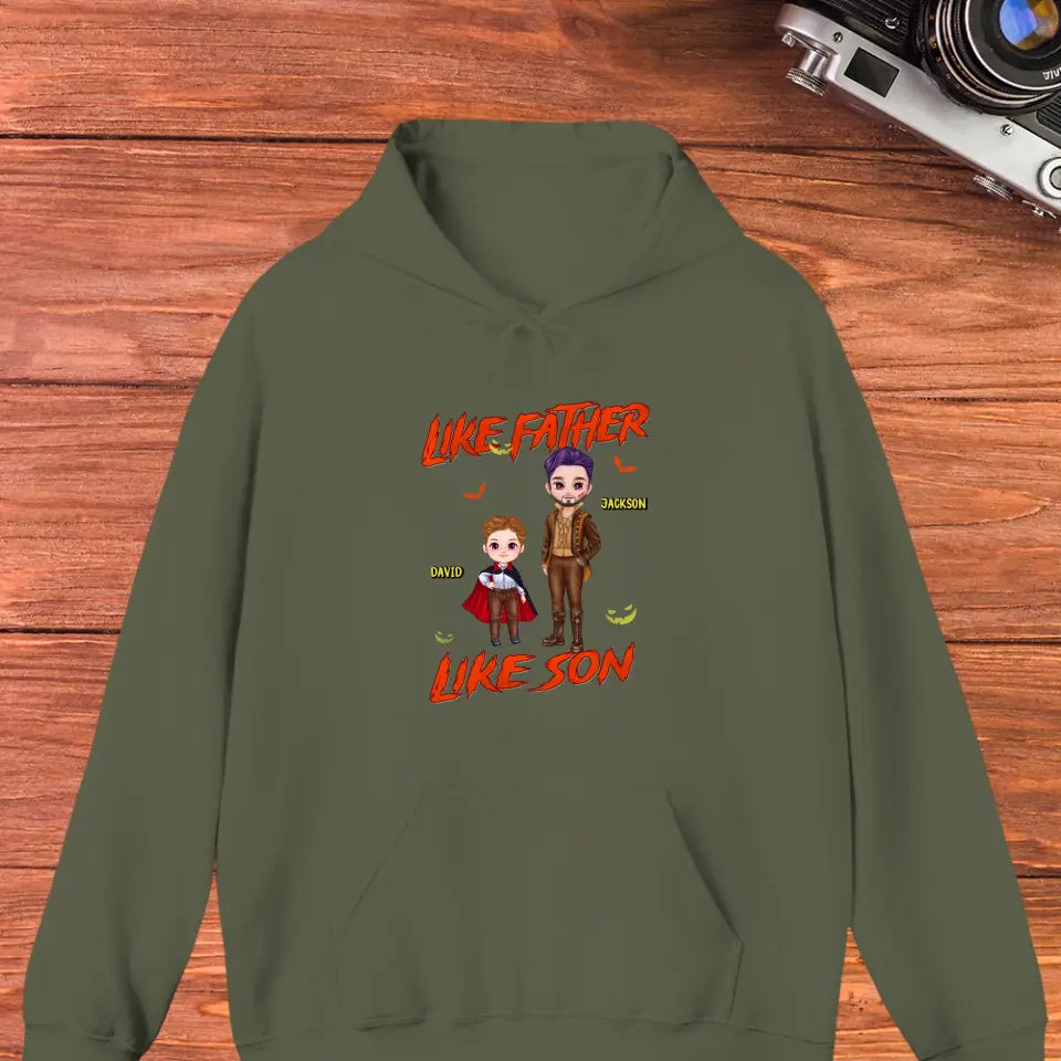 Like Father Like Son - Custom Photo - Personalized Gifts For Dad - Sweater