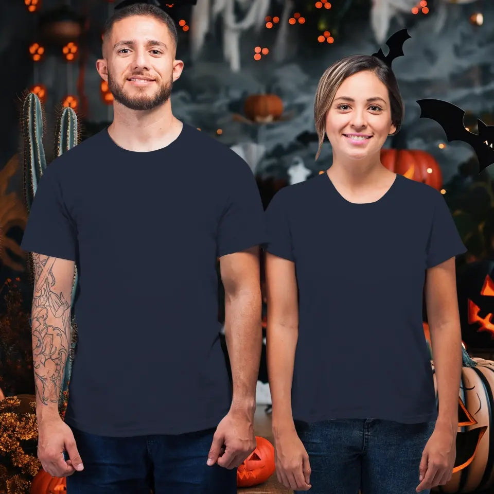 Moonligtht Mates - Custom Photo - Personalized Gifts For Couple - T-shirt