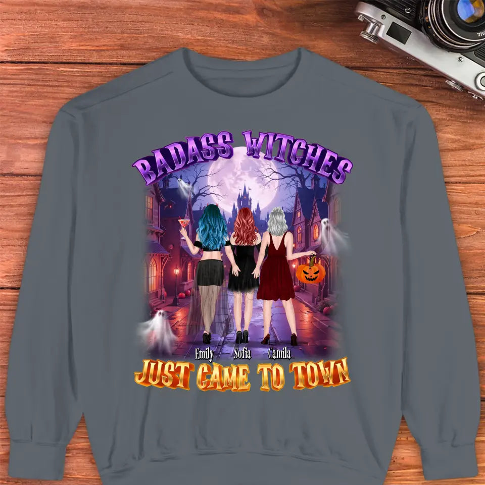 Badass Witch - Custom Name - Personalized Gifts For Bestie - Hoodie