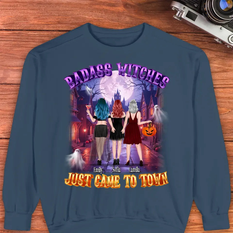 Badass Witch - Custom Name - Personalized Gifts For Bestie - Hoodie