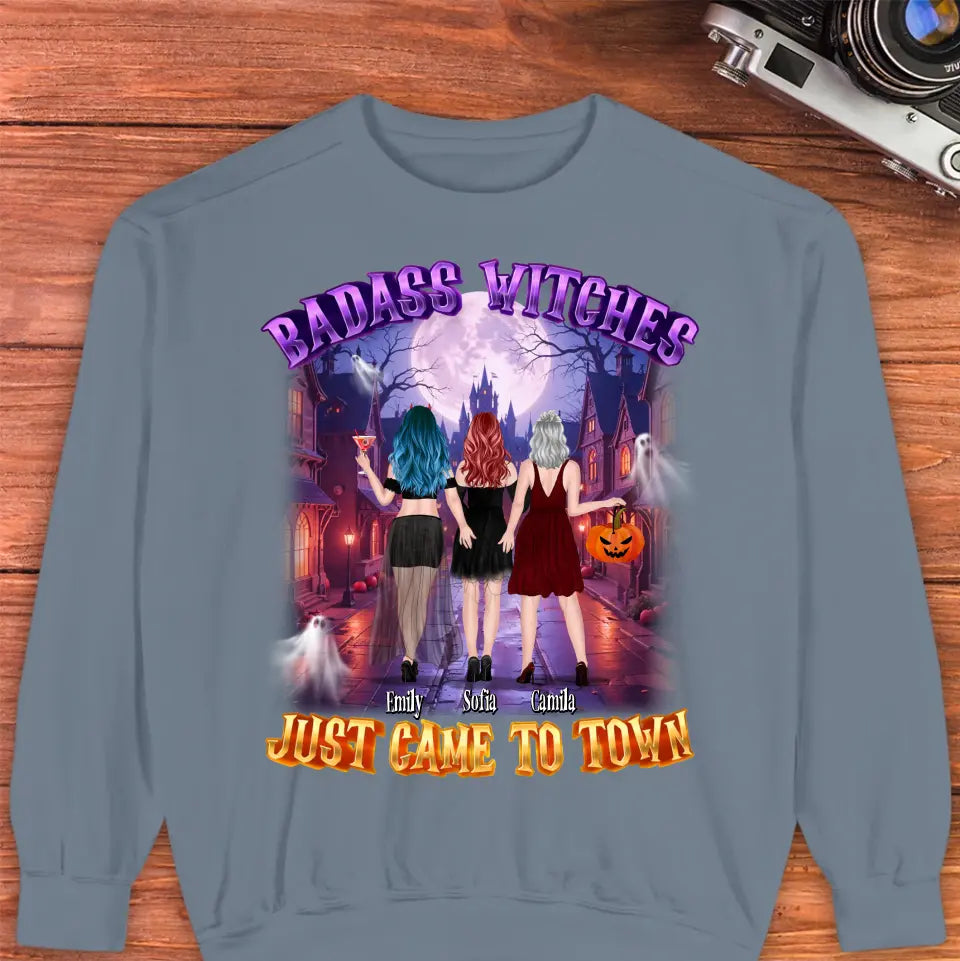 Badass Witch - Custom Name - Personalized Gifts For Bestie - Hoodie