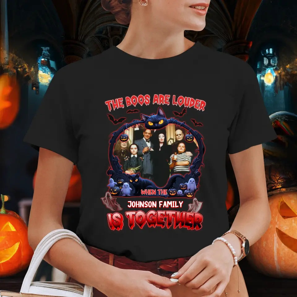 The Boo Are Louder - Custom Photo - Personalized Gifts For Family - Sweater