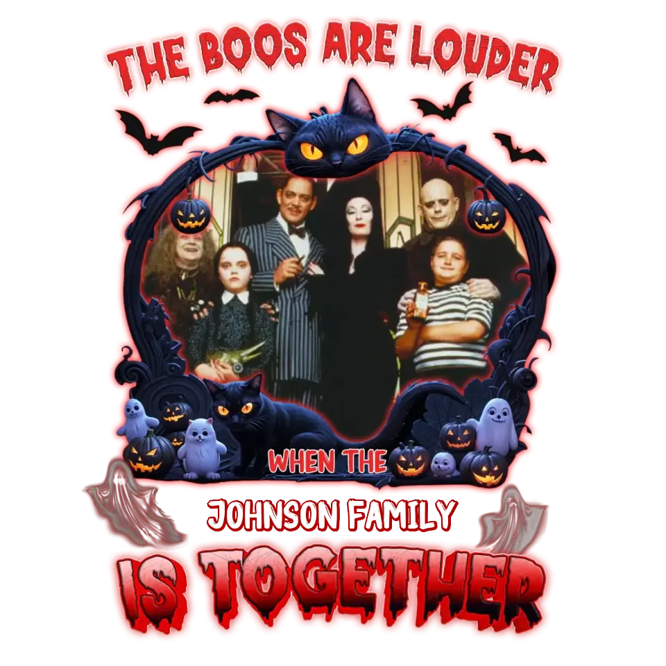 The Boo Are Louder - Custom Photo - Personalized Gifts For Family - Sweater