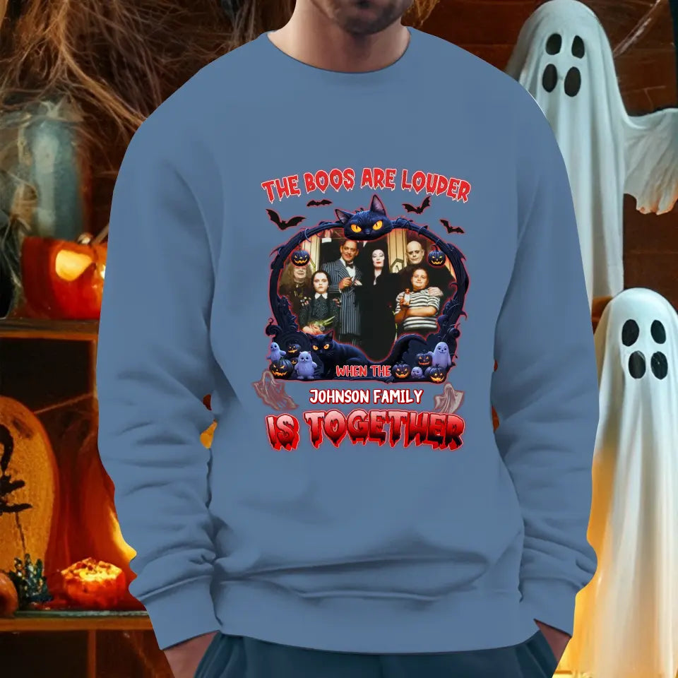 The Boo Are Louder - Custom Photo - Personalized Gifts For Family - Sweater