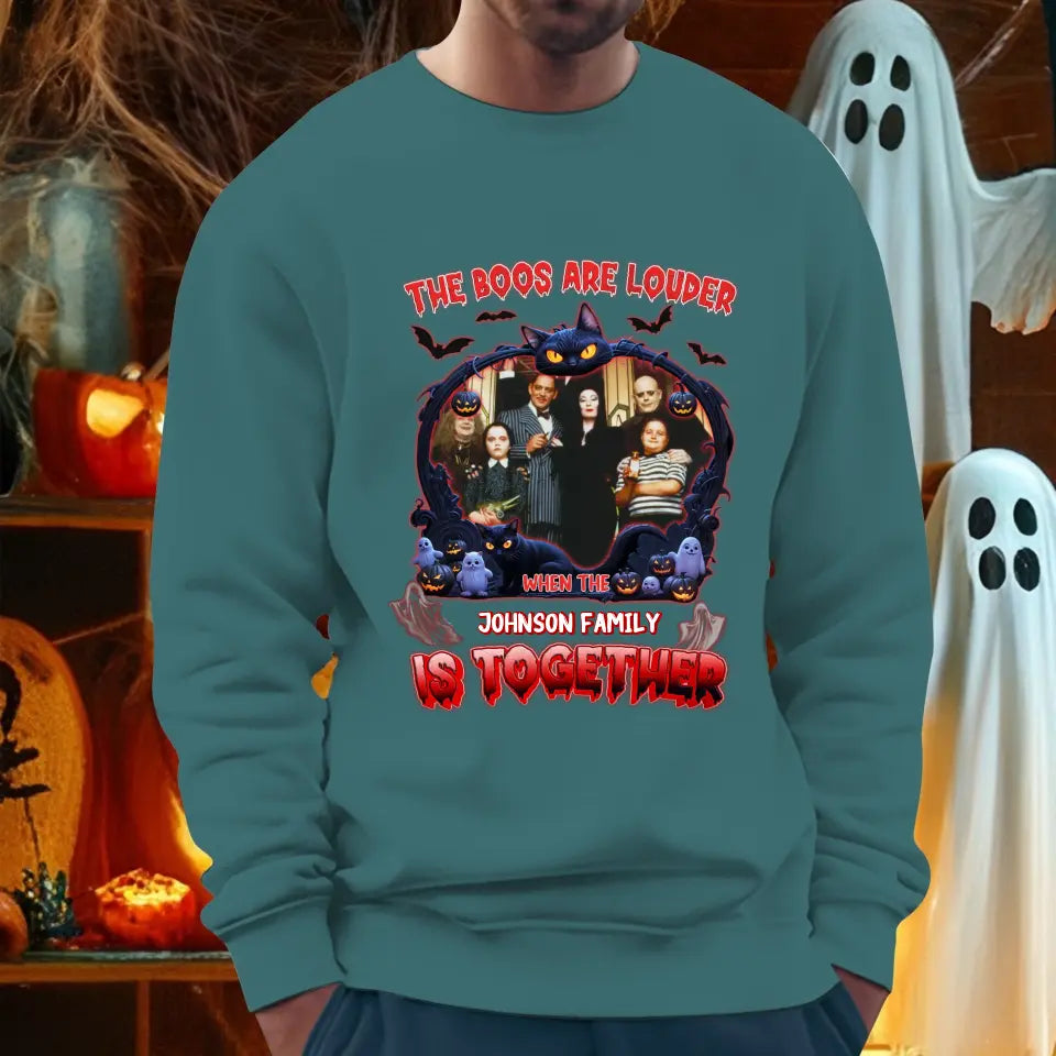 The Boo Are Louder - Custom Photo - Personalized Gifts For Family - Sweater