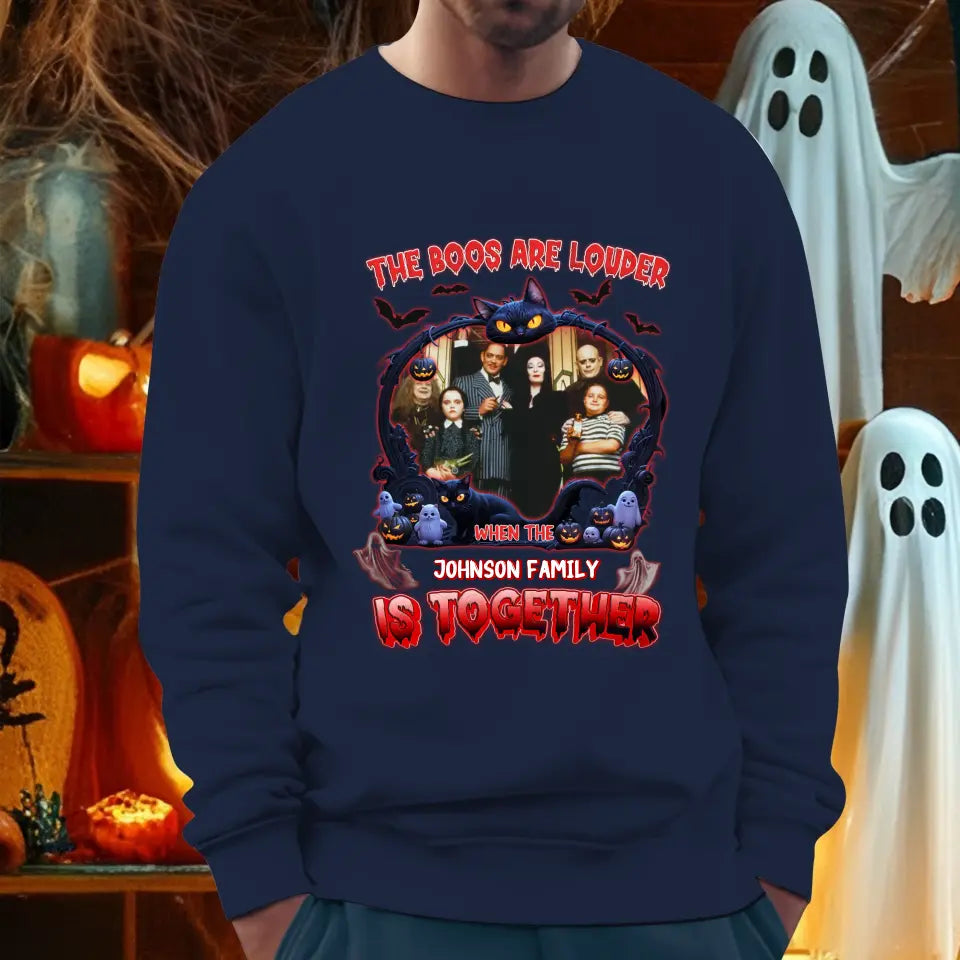 The Boo Are Louder - Custom Photo - Personalized Gifts For Family - Sweater