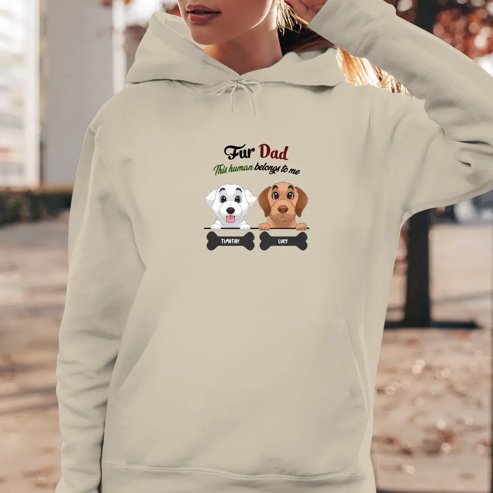 Fur Dad - Personalized Hoodie