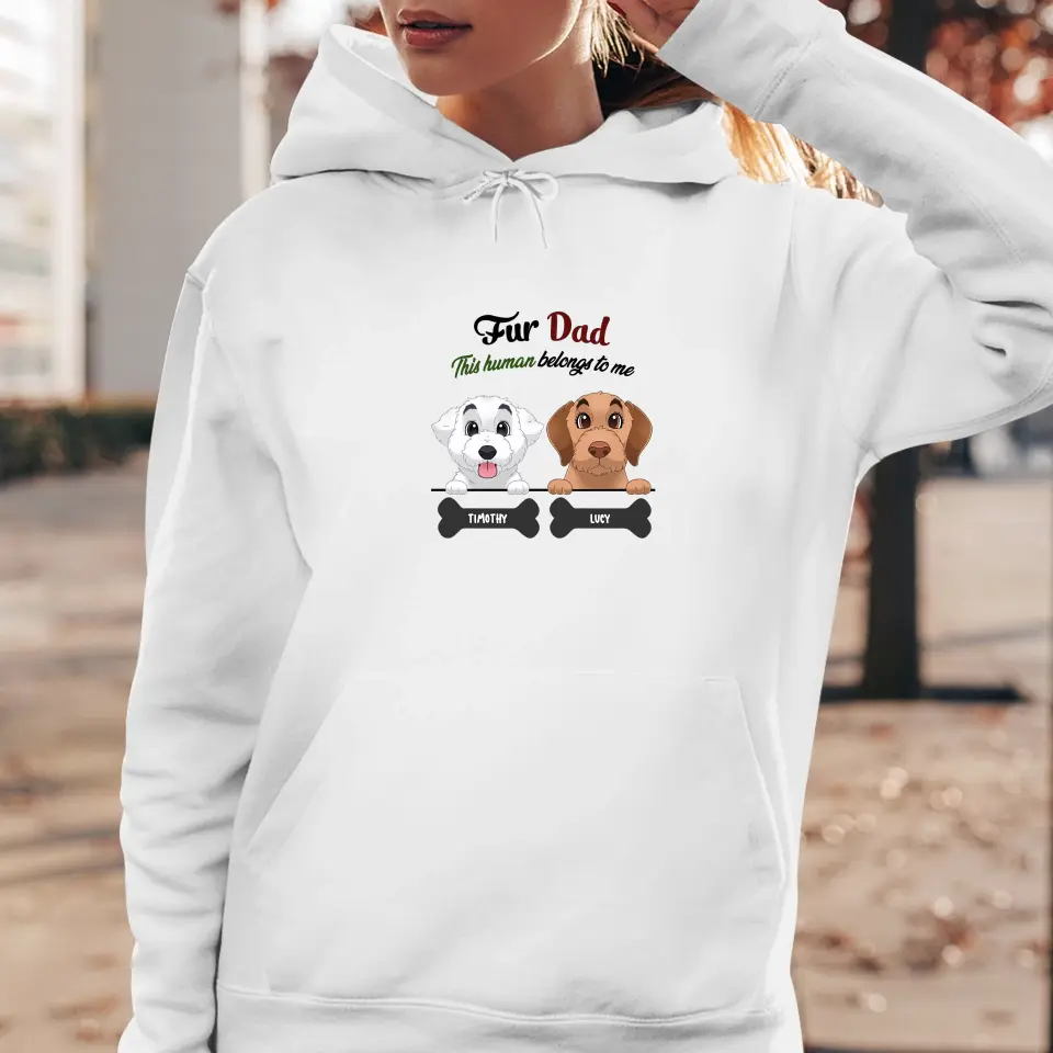 Fur Dad - Personalized Hoodie