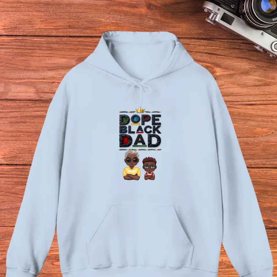 Dope Black Dad - Personalized Gifts For Dad - Unisex T-shirt