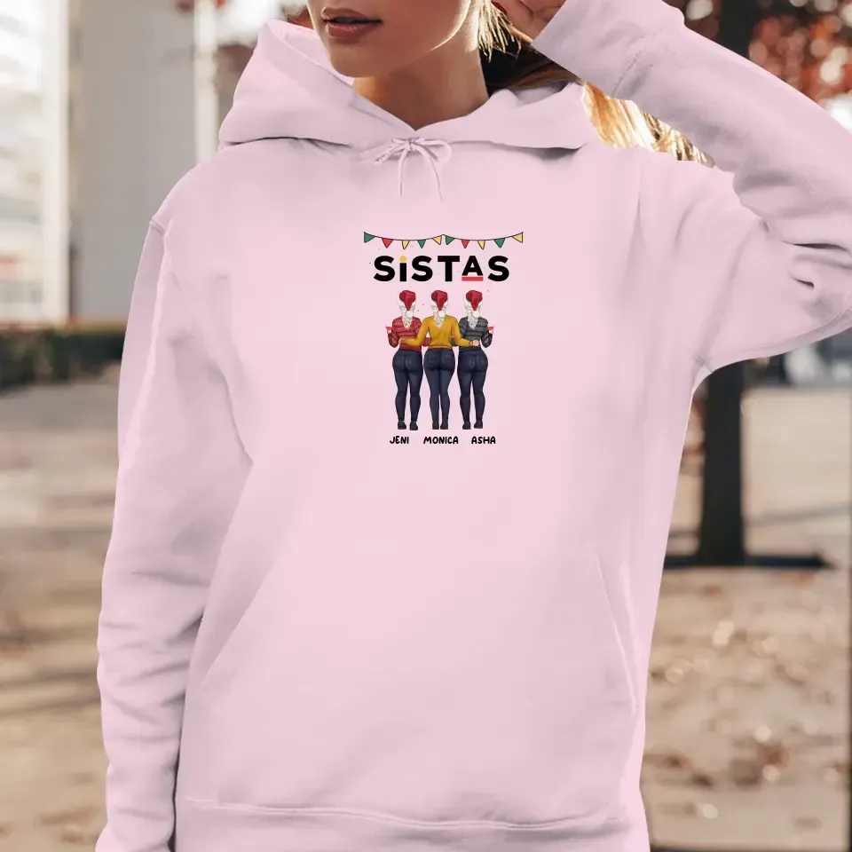 Sistas - Custom Quote - Personalized Gifts For Besties - T-shirt