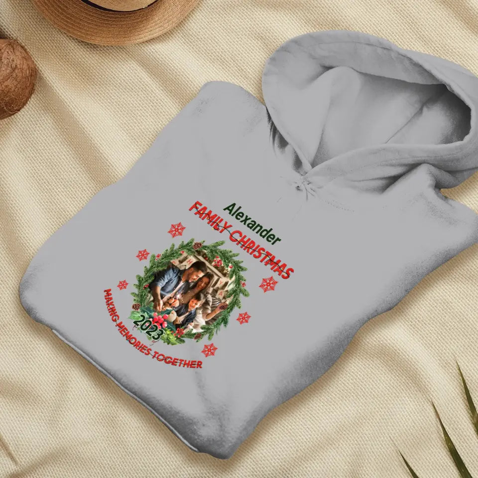 Making Memories Together - Custom Photo - Personalized Gifts For Family - T-shirt