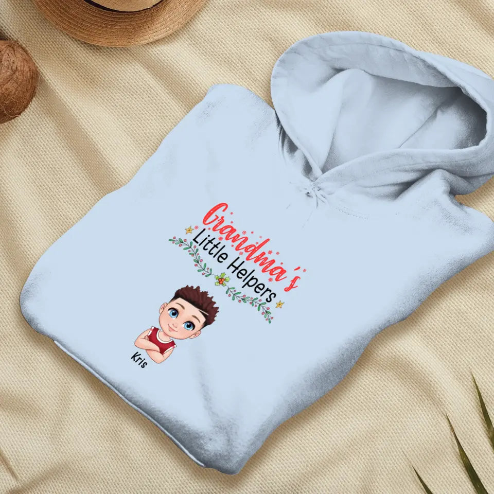 Grandma's Little Helpers - Personalized Gift For Grandma - Unisex Sweater