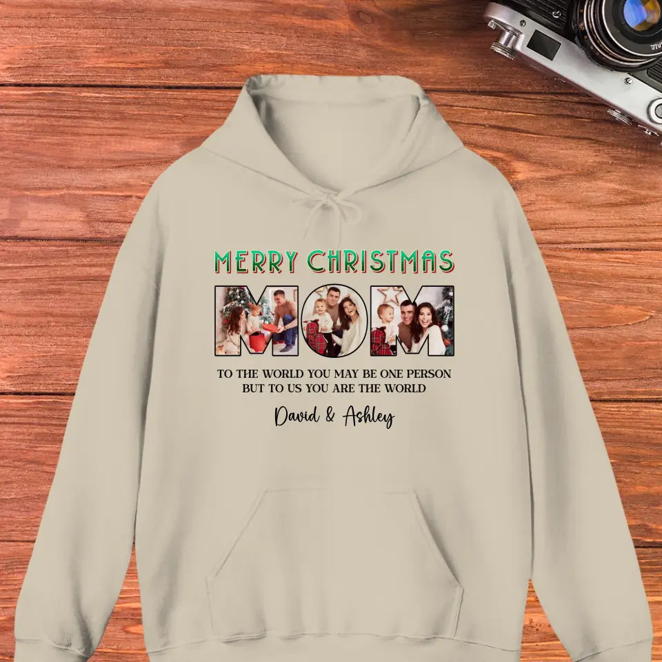 Merry Christmas Mom - Custom Name - Personalized Gifts For Mom - Sweater