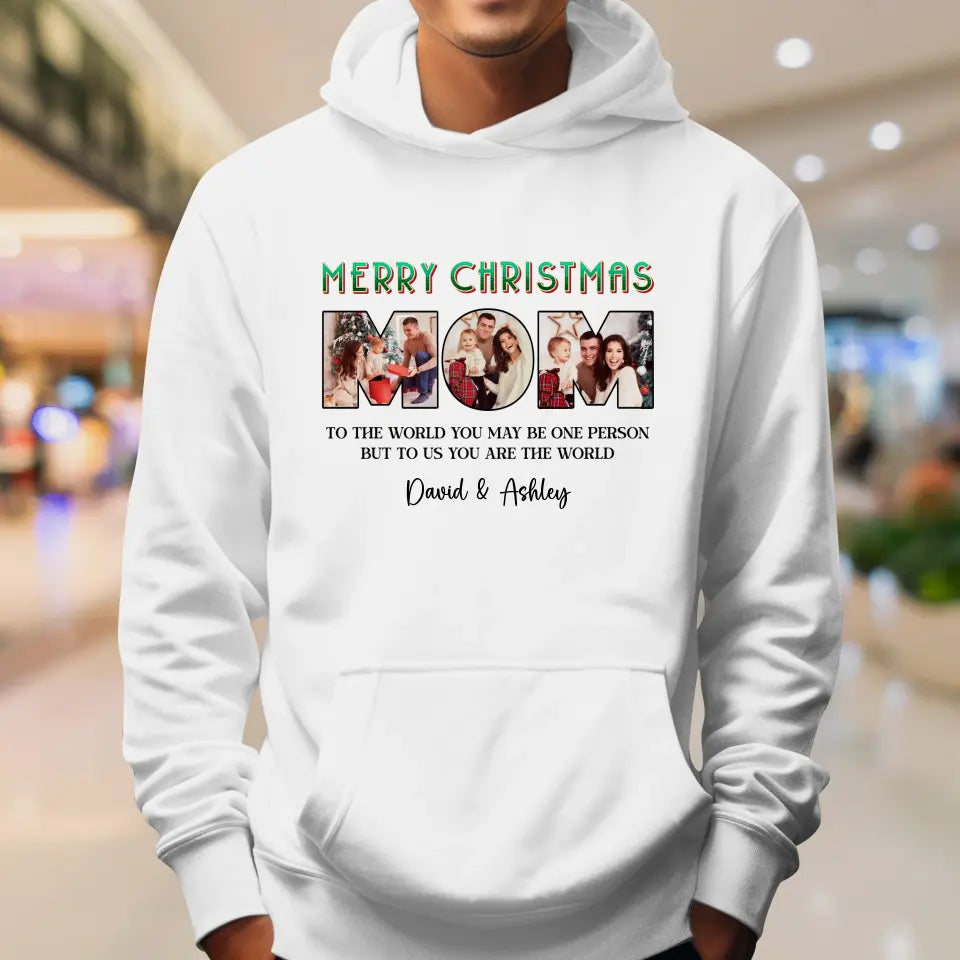 Merry Christmas Mom - Custom Name - Personalized Gifts For Mom - Sweater