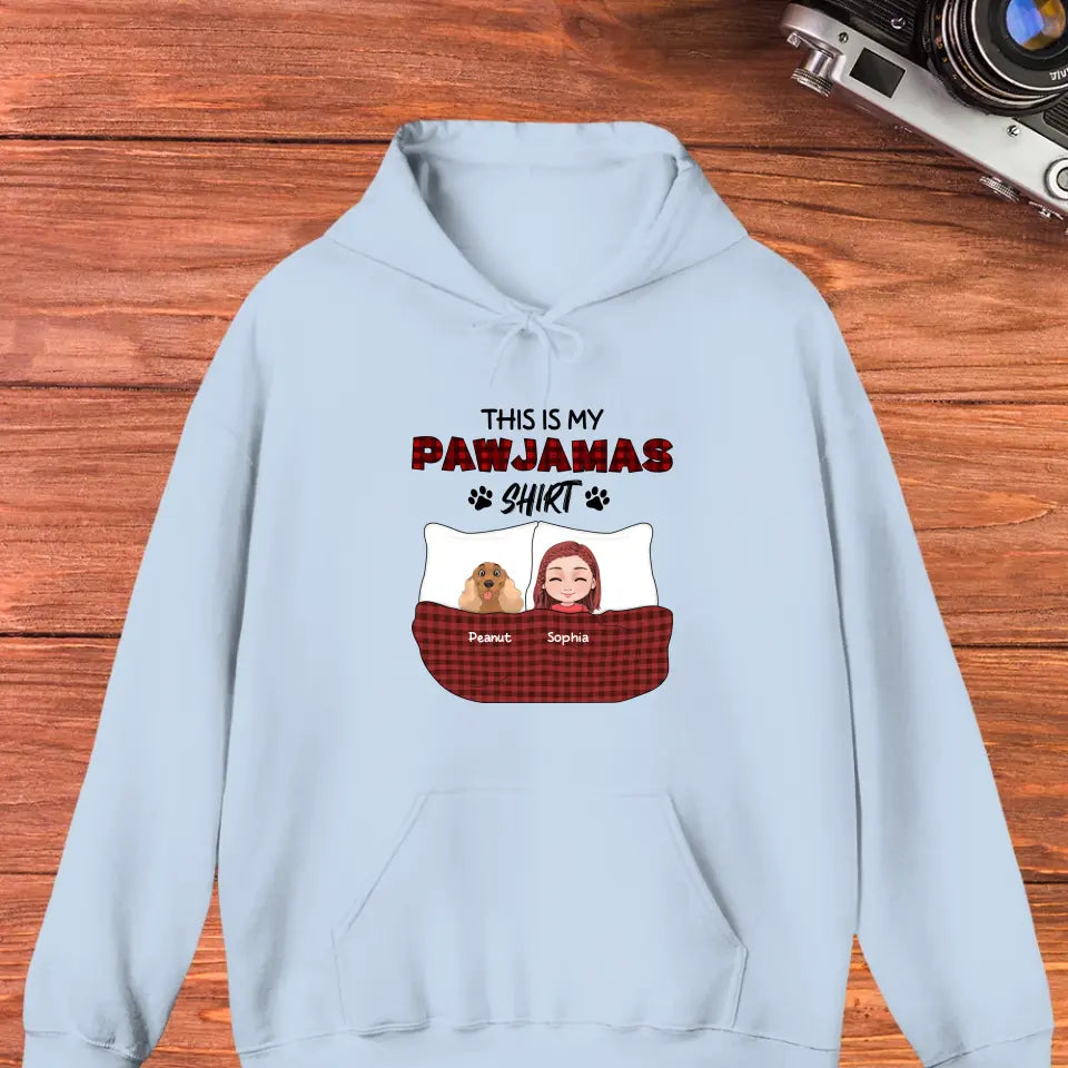 This Is My Pawjamas Shirt - Custom Pet - Personalized Gift For Dog Lovers - Unisex Sweater